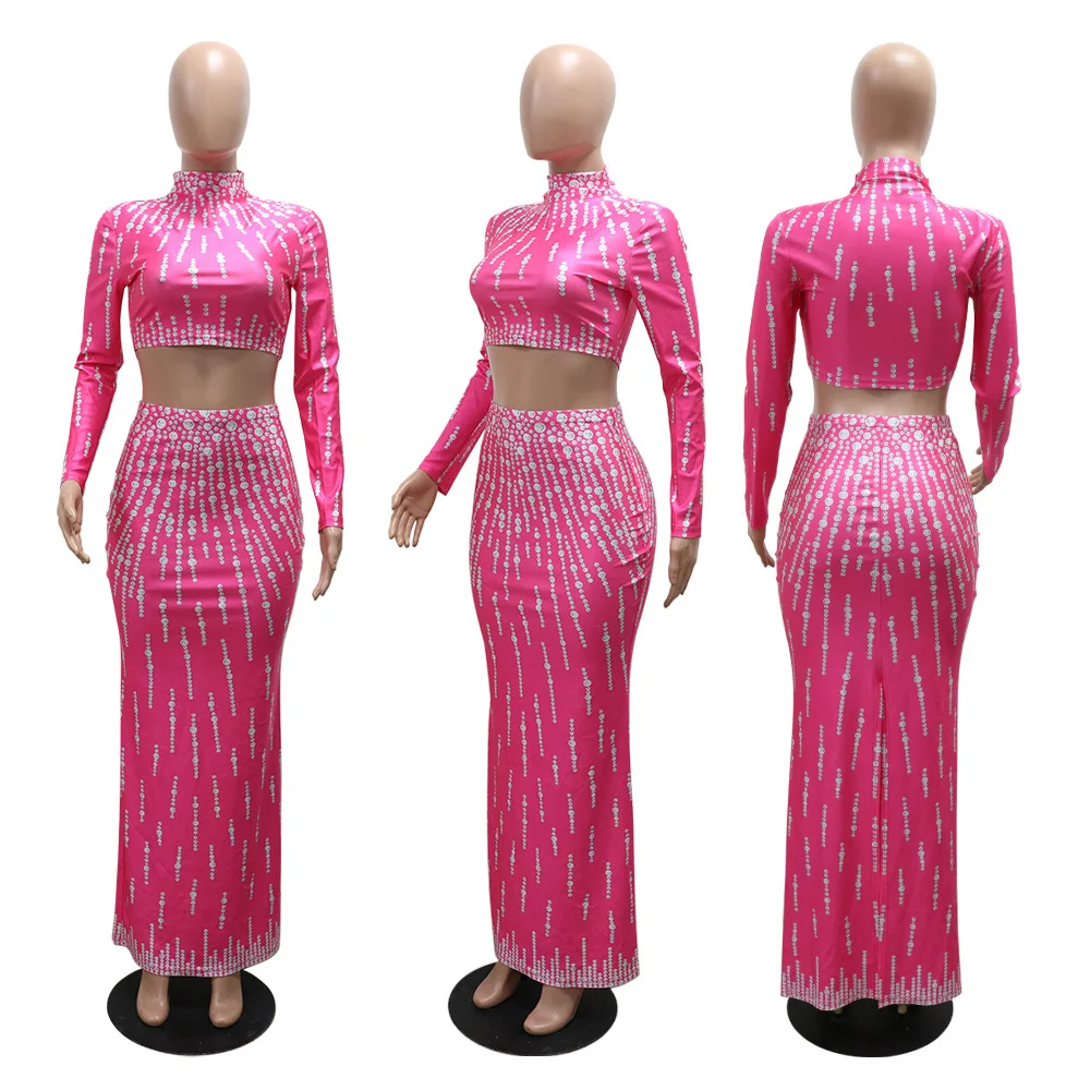 Women Set Street long sleeve P - Crop Top Crochet ulasan dan harga