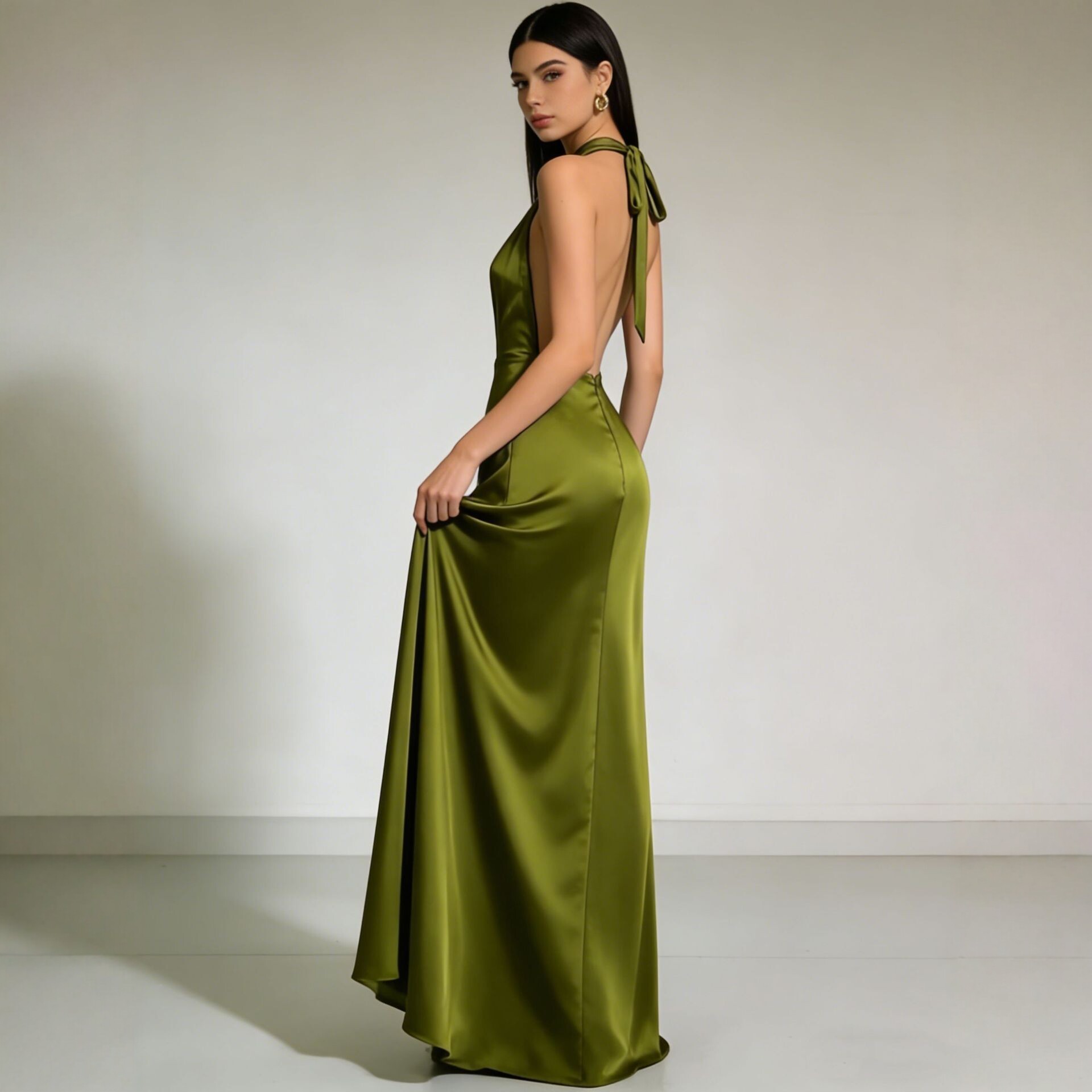 Elegant Party Dresses 2026 Wed - Maxi Dress Halter ulasan dan harga